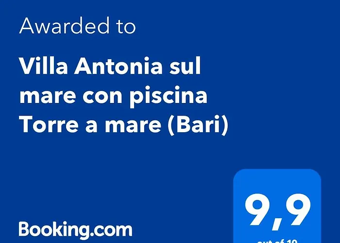 Antonia Sul Mare Con Piscina Torre A Mare Villa Bari